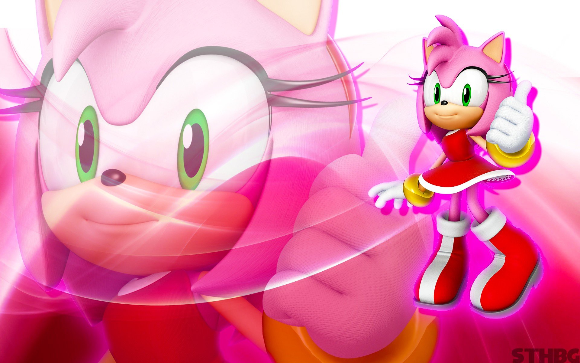 Free download Amy Rose background ID:52032 hd 1920x1200 for computer