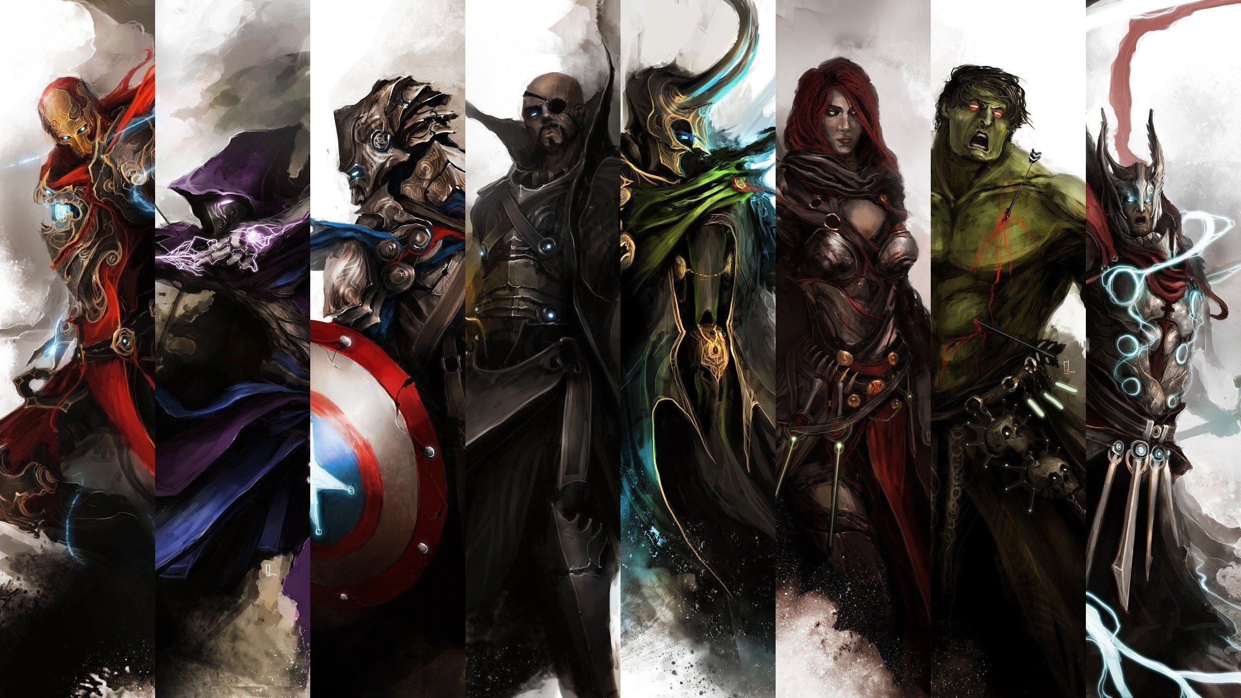 High resolution Avengers comics hd 2560x1440 background ID:334597 for PC