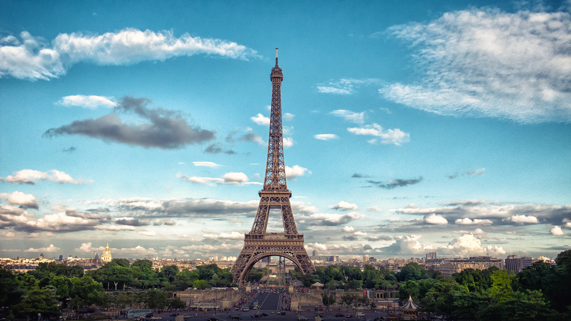 Free Eiffel Tower high quality background ID:477038 for hd 1080p computer
