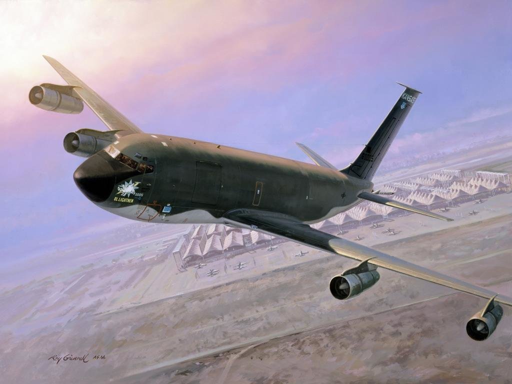 Download hd 1024x768 Boeing KC-135 Stratotanker desktop background ID:495669 for free