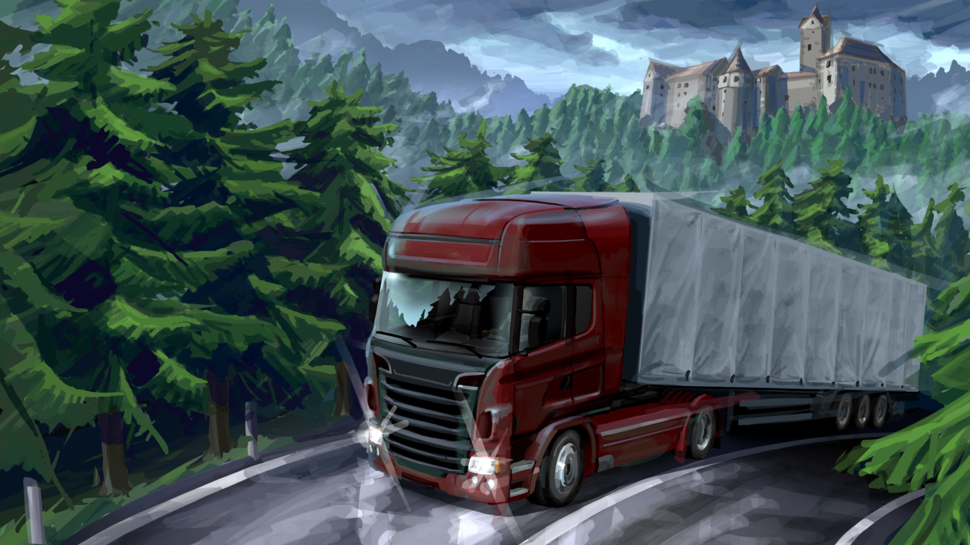 Free Euro Truck Simulator 2 high quality background ID:293513 for hd 1920x1080 computer