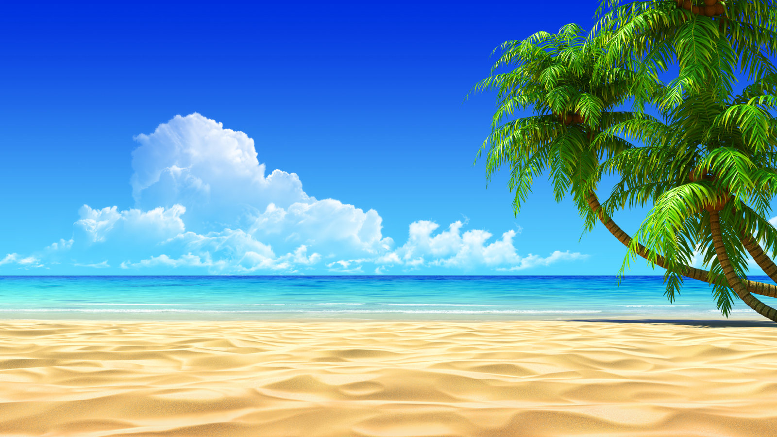 Download hd 1600x900 Beach computer background ID:97545 for free