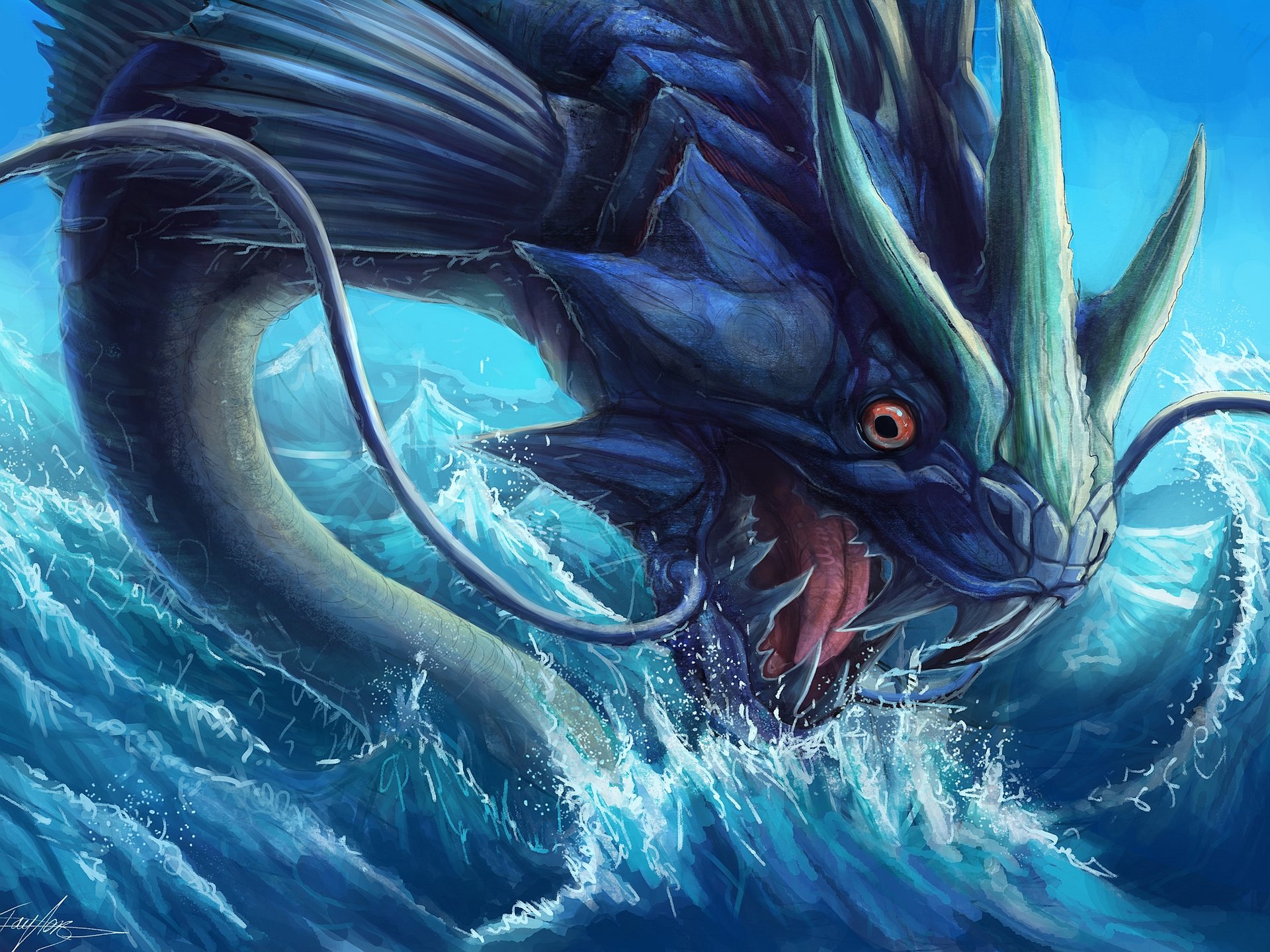 Best Sea Monster wallpaper ID:373667 for High Resolution hd 1920x1440 PC
