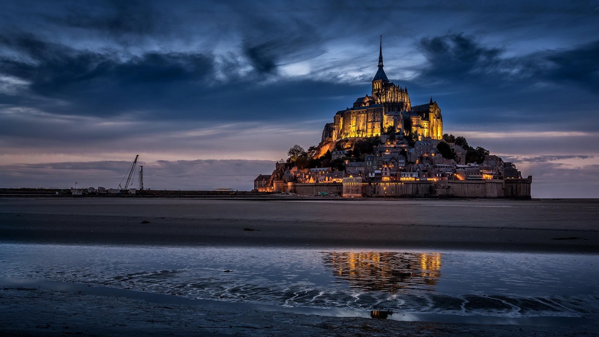 Best Mont Saint-Michel wallpaper ID:483714 for High Resolution 1080p PC
