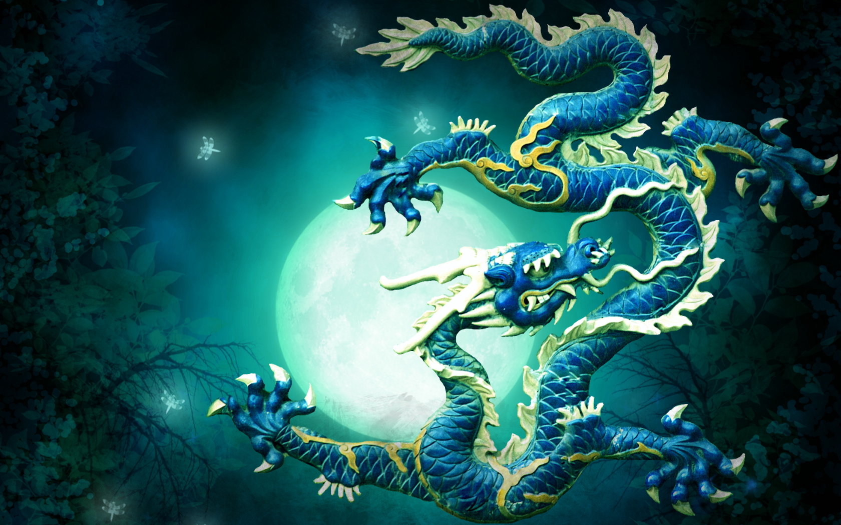Download hd 1680x1050 Chinese Dragon desktop background ID:277817 for free