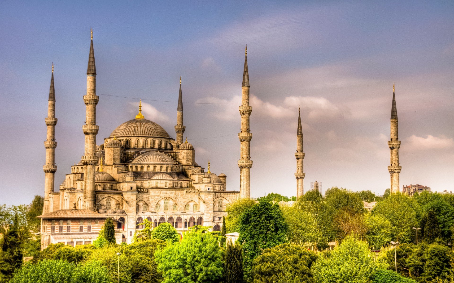 High resolution Sultan Ahmed Mosque hd 1920x1200 background ID:214265 for PC