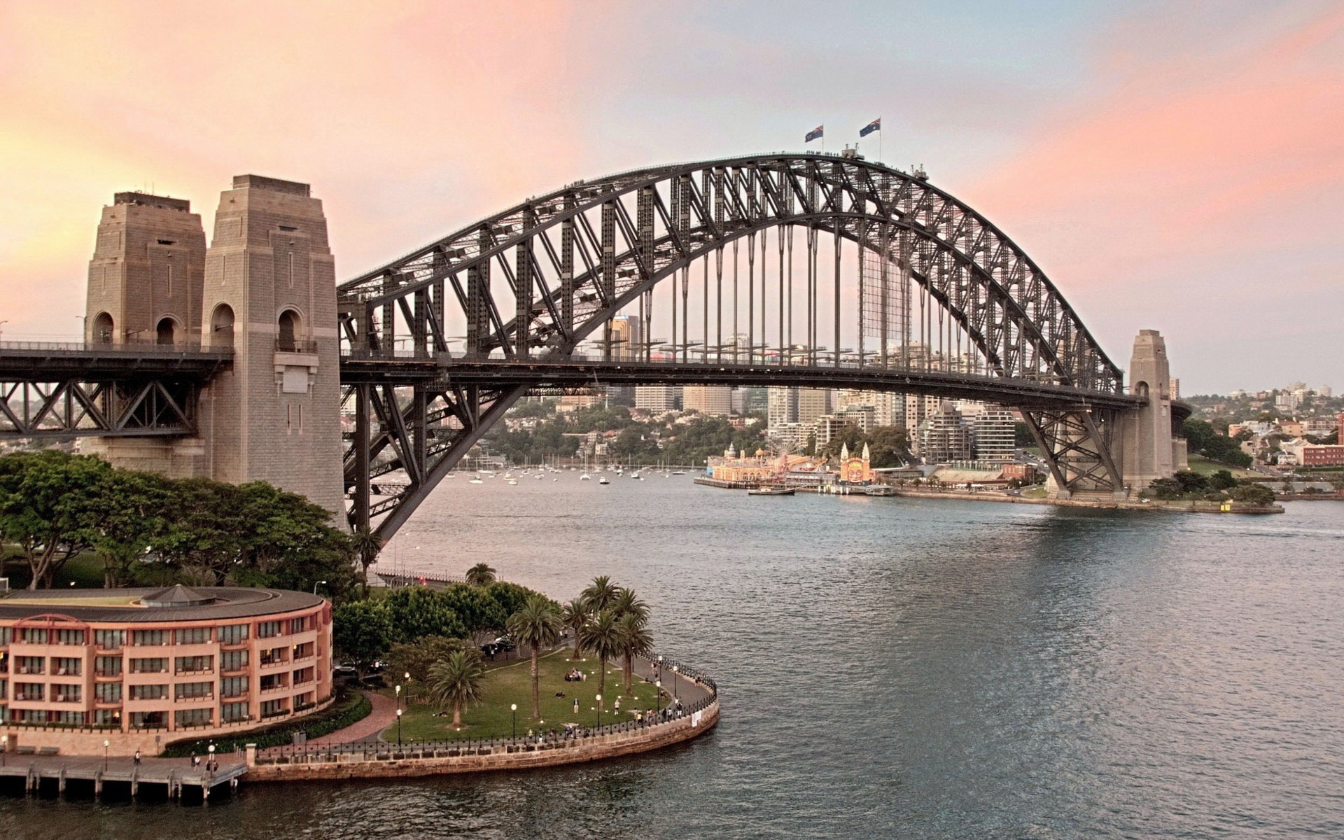 Free download Sydney Harbour Bridge background ID:484888 hd 1920x1200 for computer
