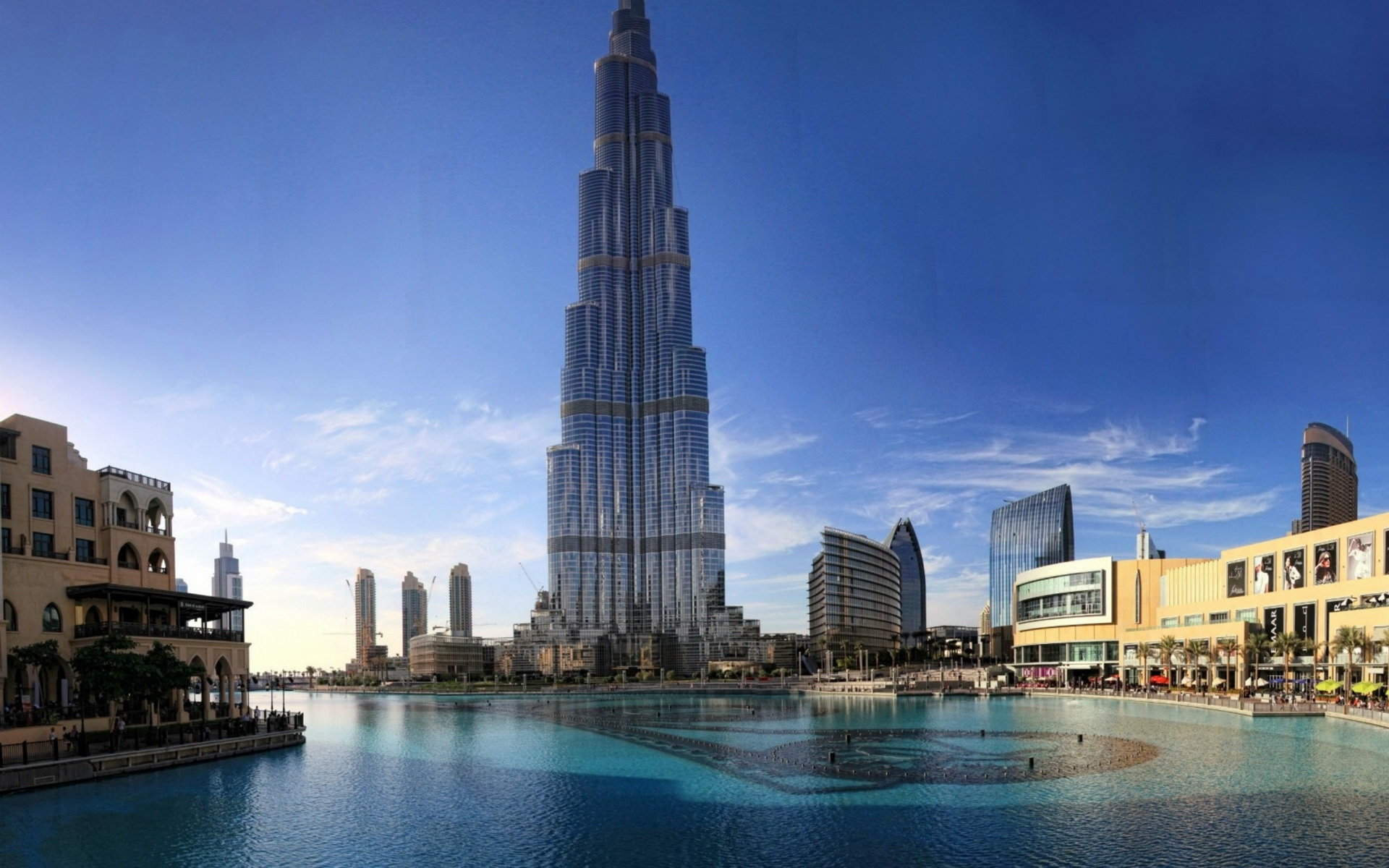 Download hd 1920x1200 Burj Khalifa PC background ID:478828 for free