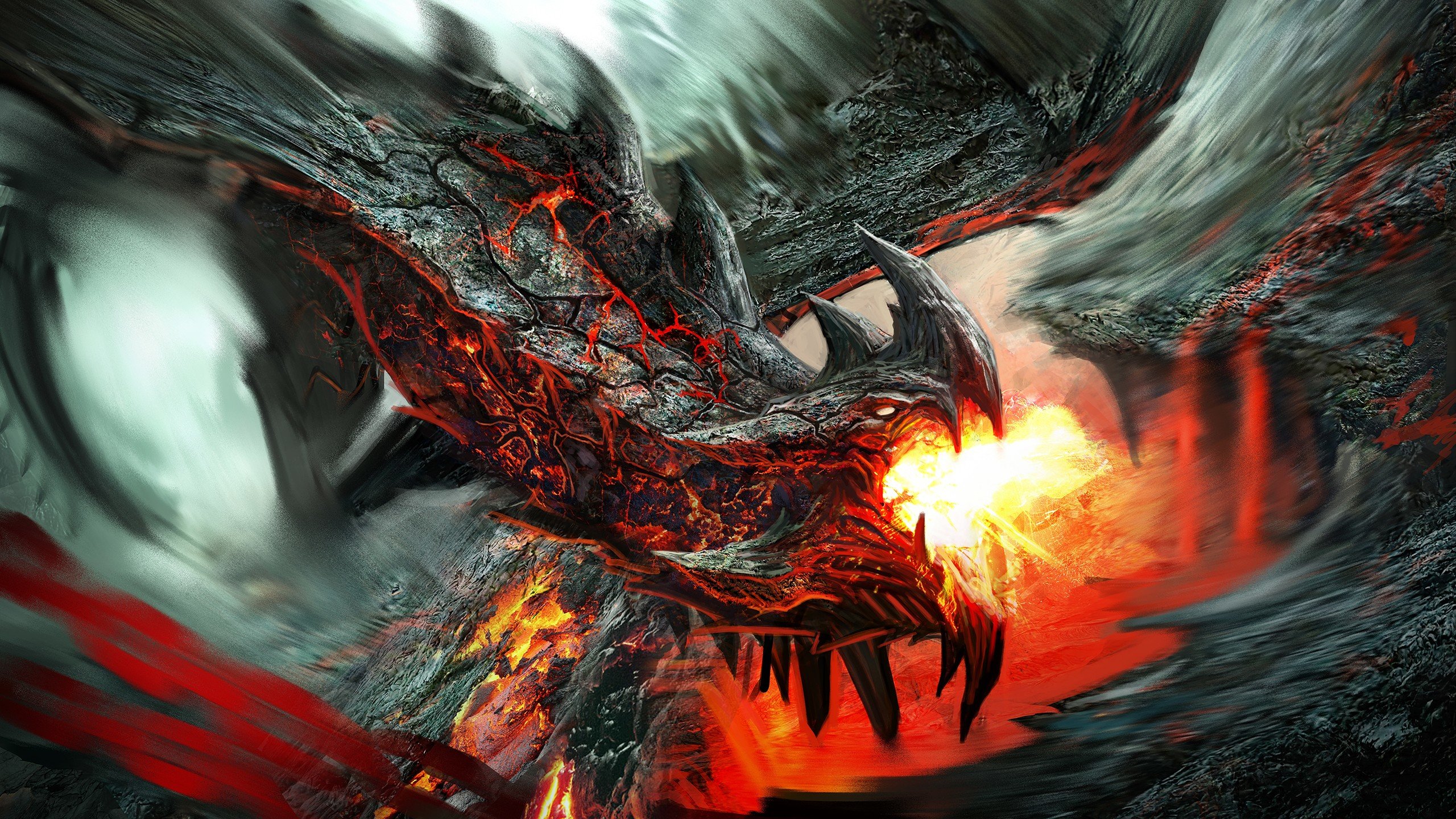 Download hd 2560x1440 Dragon desktop background ID:146757 for free