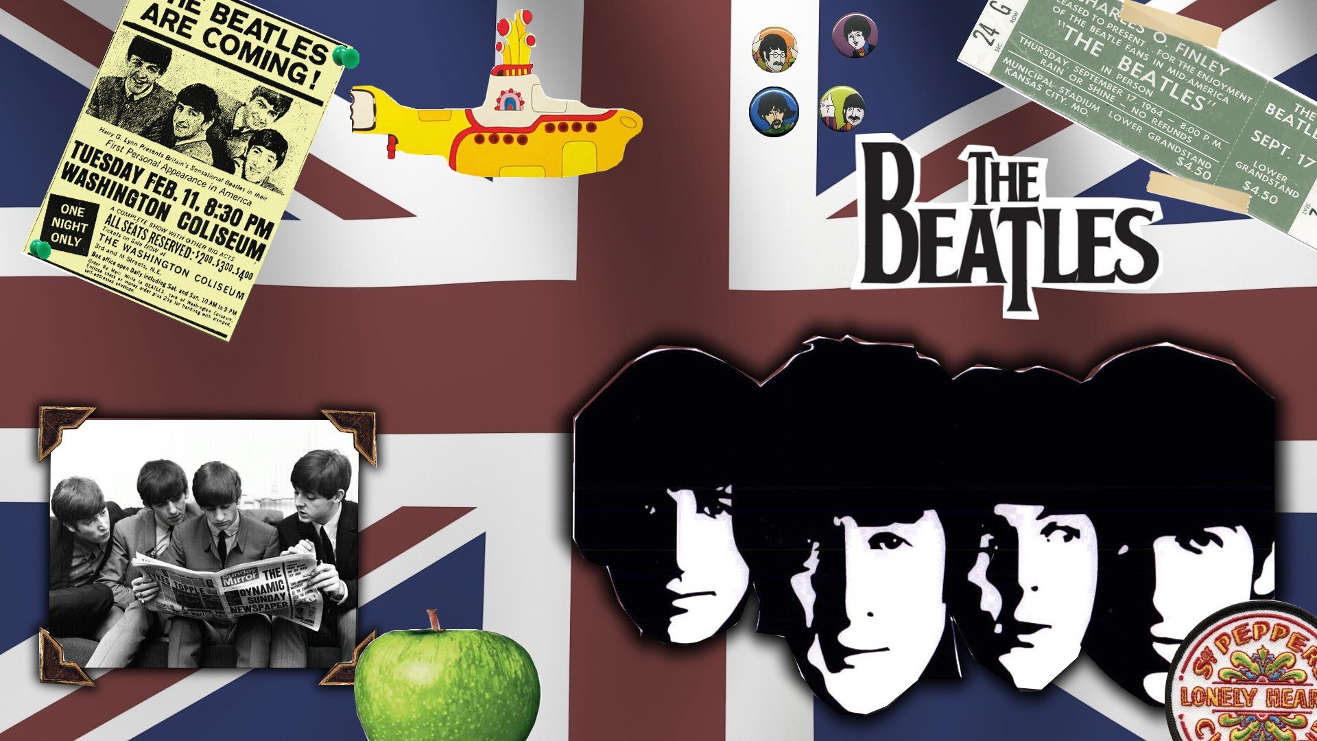 High resolution The Beatles full hd 1920x1080 background ID:271287 for desktop