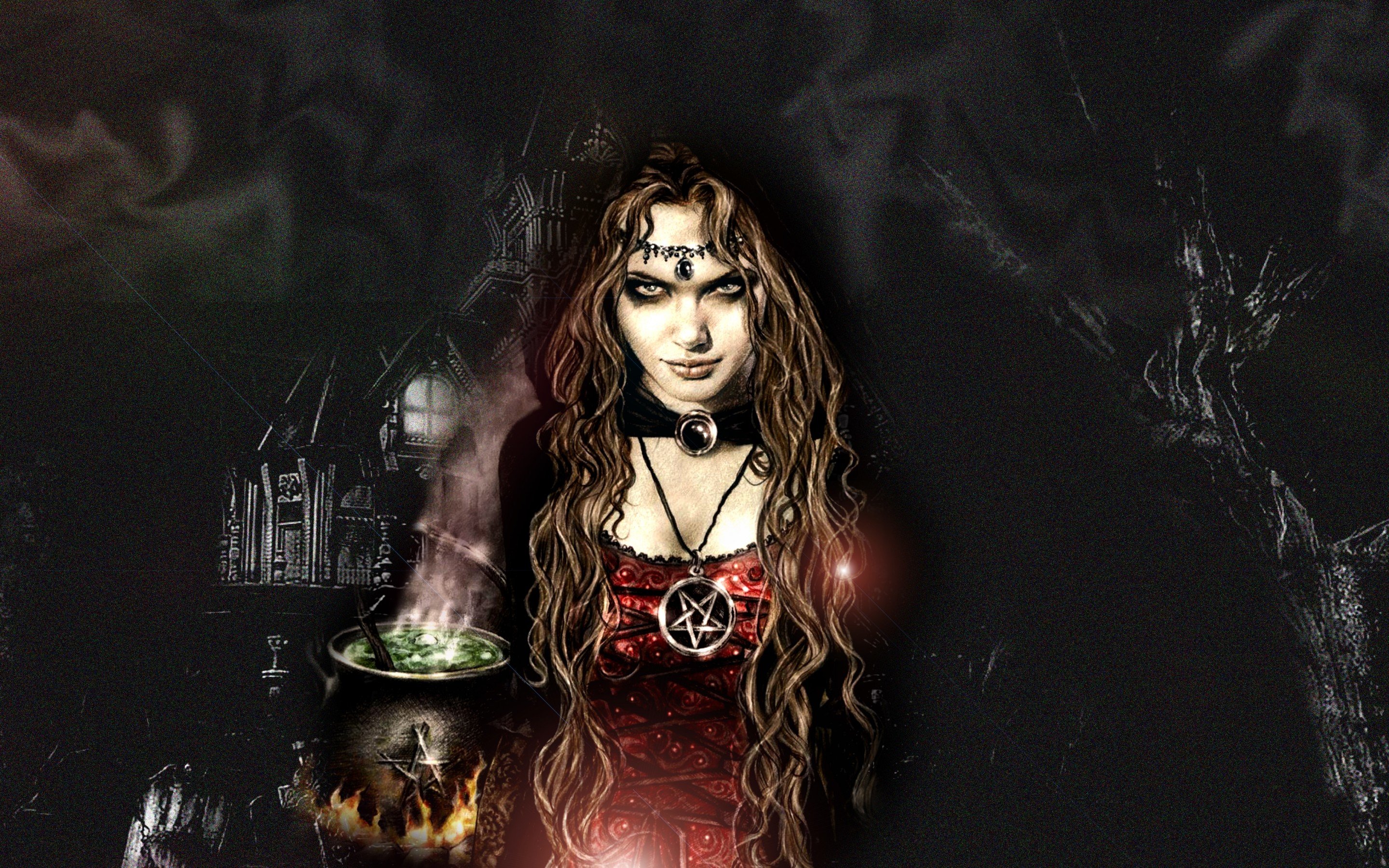 Free Witch high quality background ID:410662 for hd 2880x1800 PC