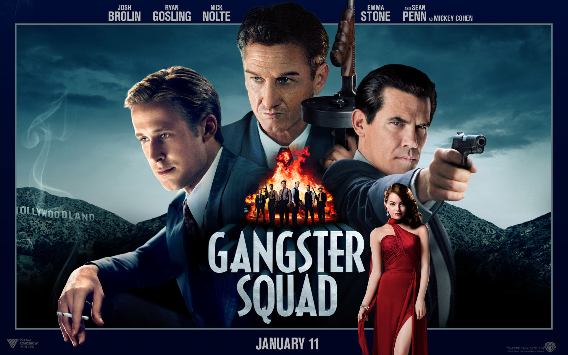 High resolution Gangster Squad hd 1920x1200 background ID:321236 for computer