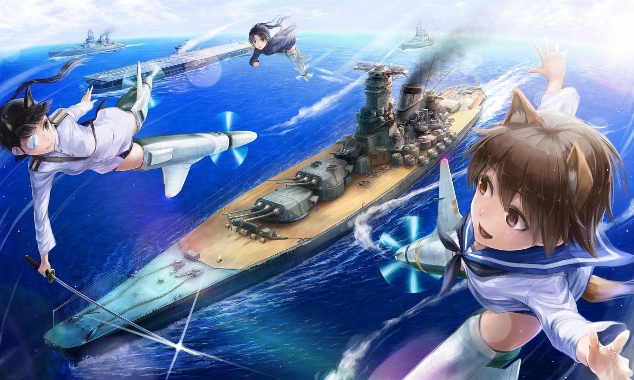 High resolution Strike Witches hd 1280x768 background ID:305563 for computer