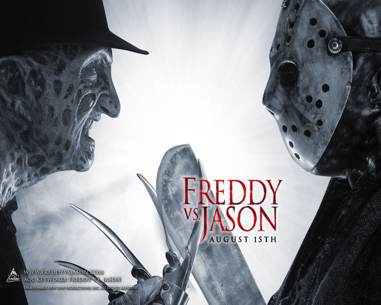 Download hd 1280x1024 Freddy Vs. Jason computer background ID:324990 for free