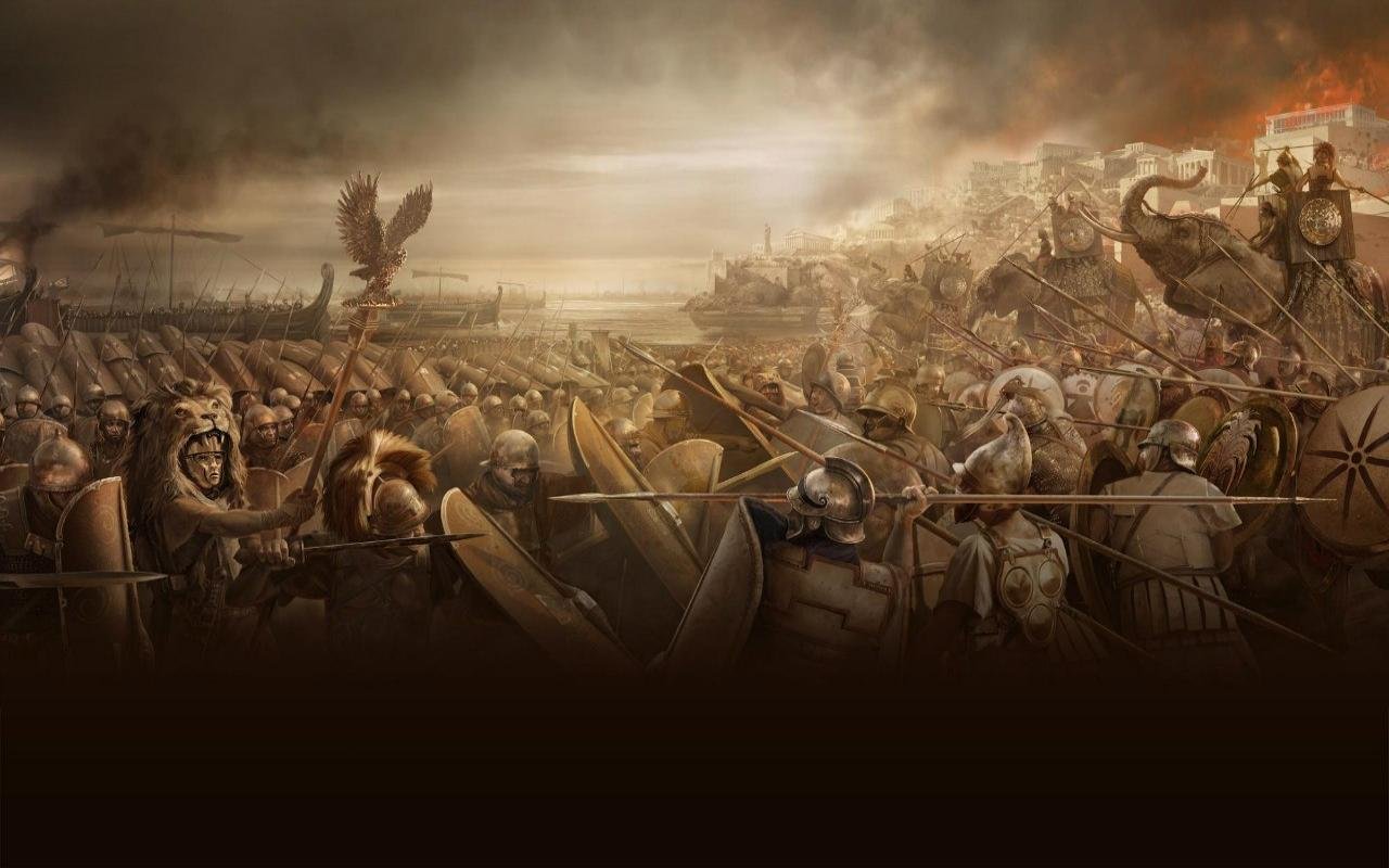 Total War: Rome II wallpapers for 1280x800 desktop backgrounds. 