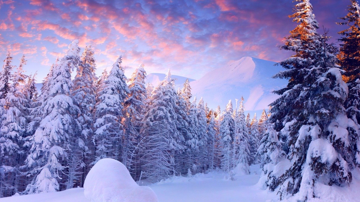 High resolution Winter 1366x768 laptop background ID:250849 for computer