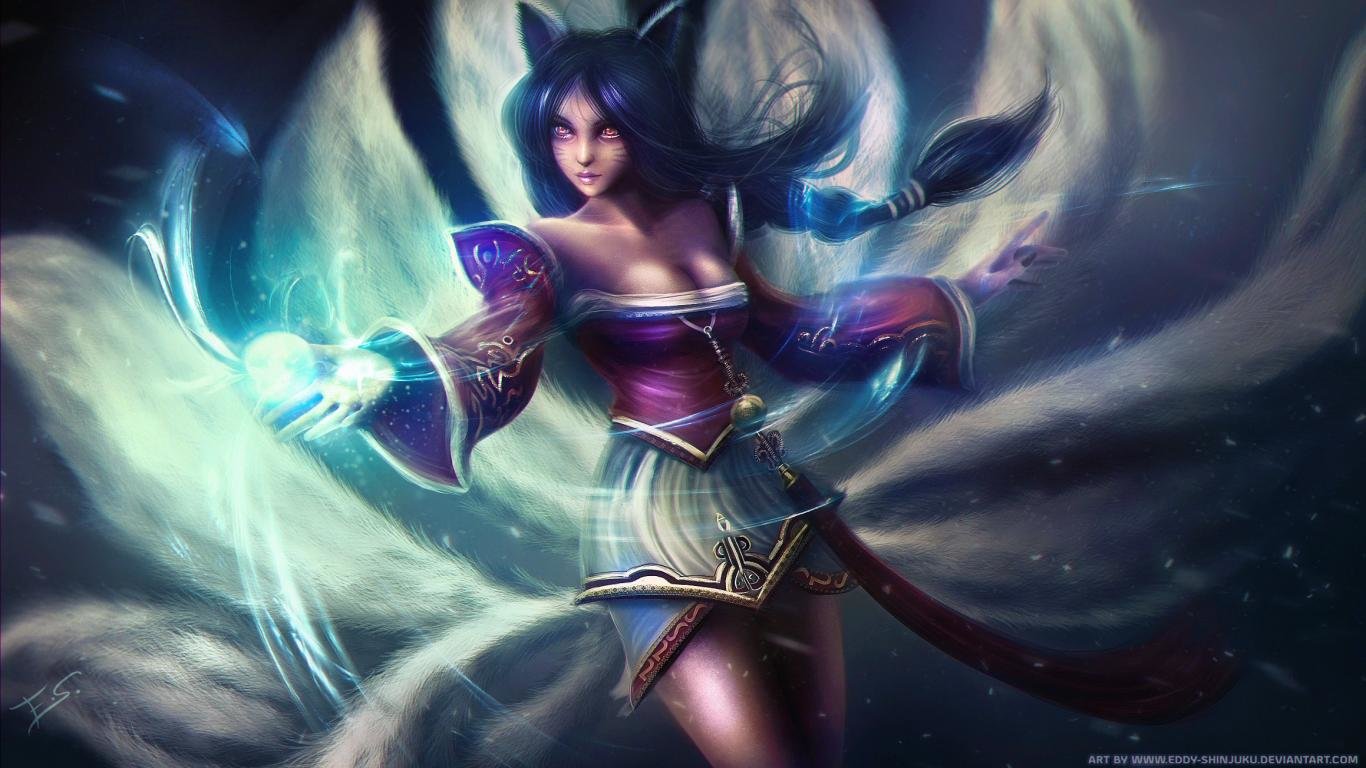 Awesome Ahri (League Of Legends) free background ID:171940 for 1366x768 laptop computer