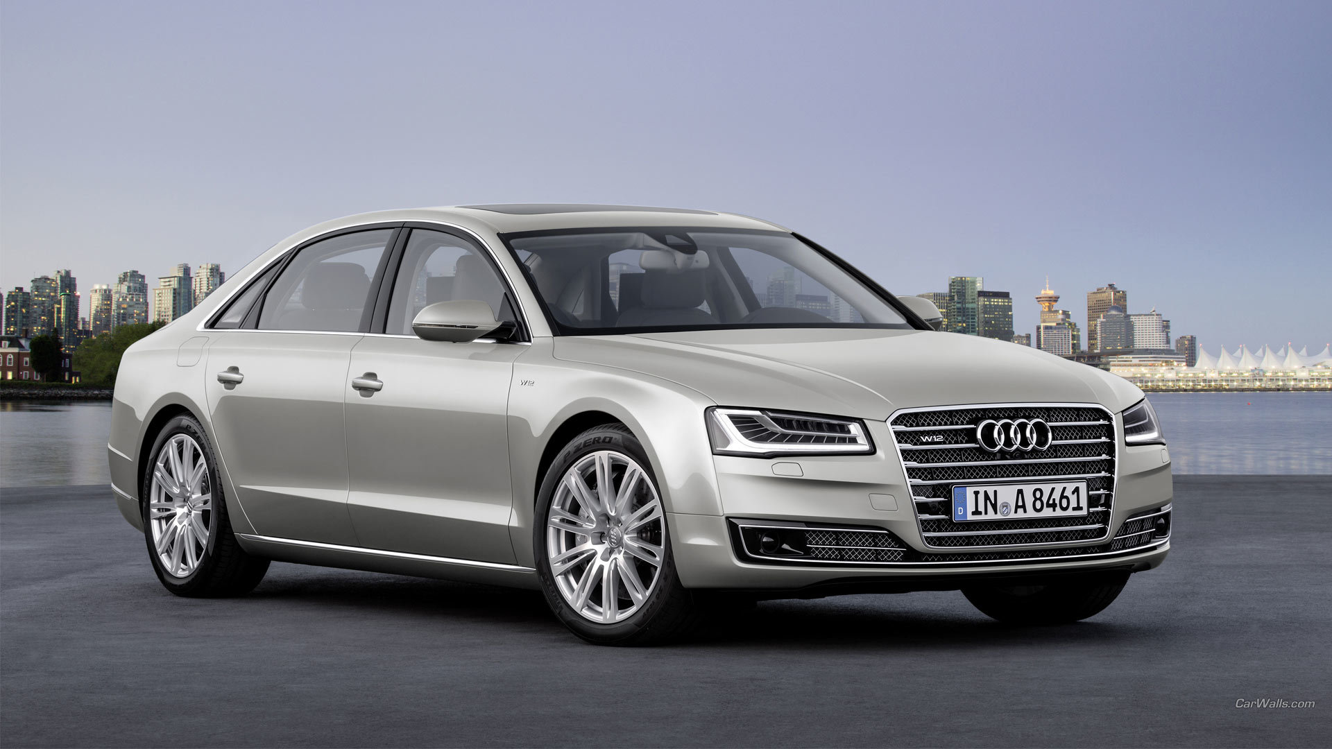 Download hd 1920x1080 Audi A8 computer background ID:34235 for free