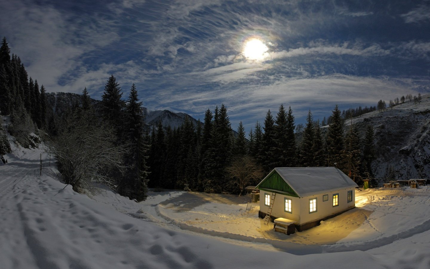 High resolution Cabin hd 1440x900 background ID:485746 for PC