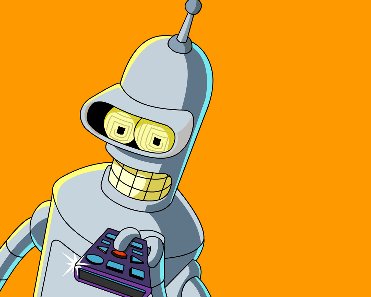 Download hd 1280x1024 Bender (Futurama) computer background ID:254034 for free