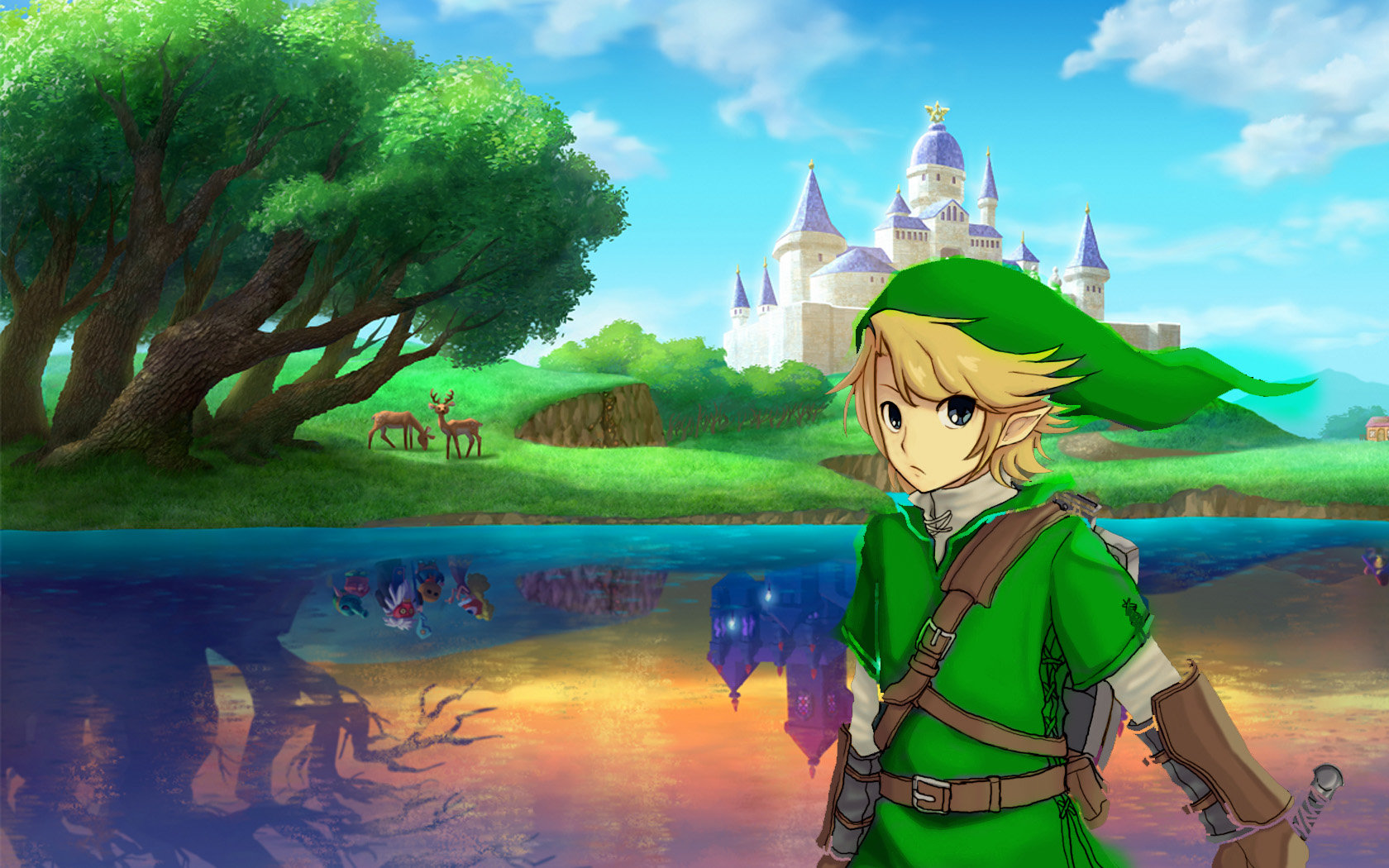 The Legend Of Zelda HD Backgrounds for 1680x1050 desktop.