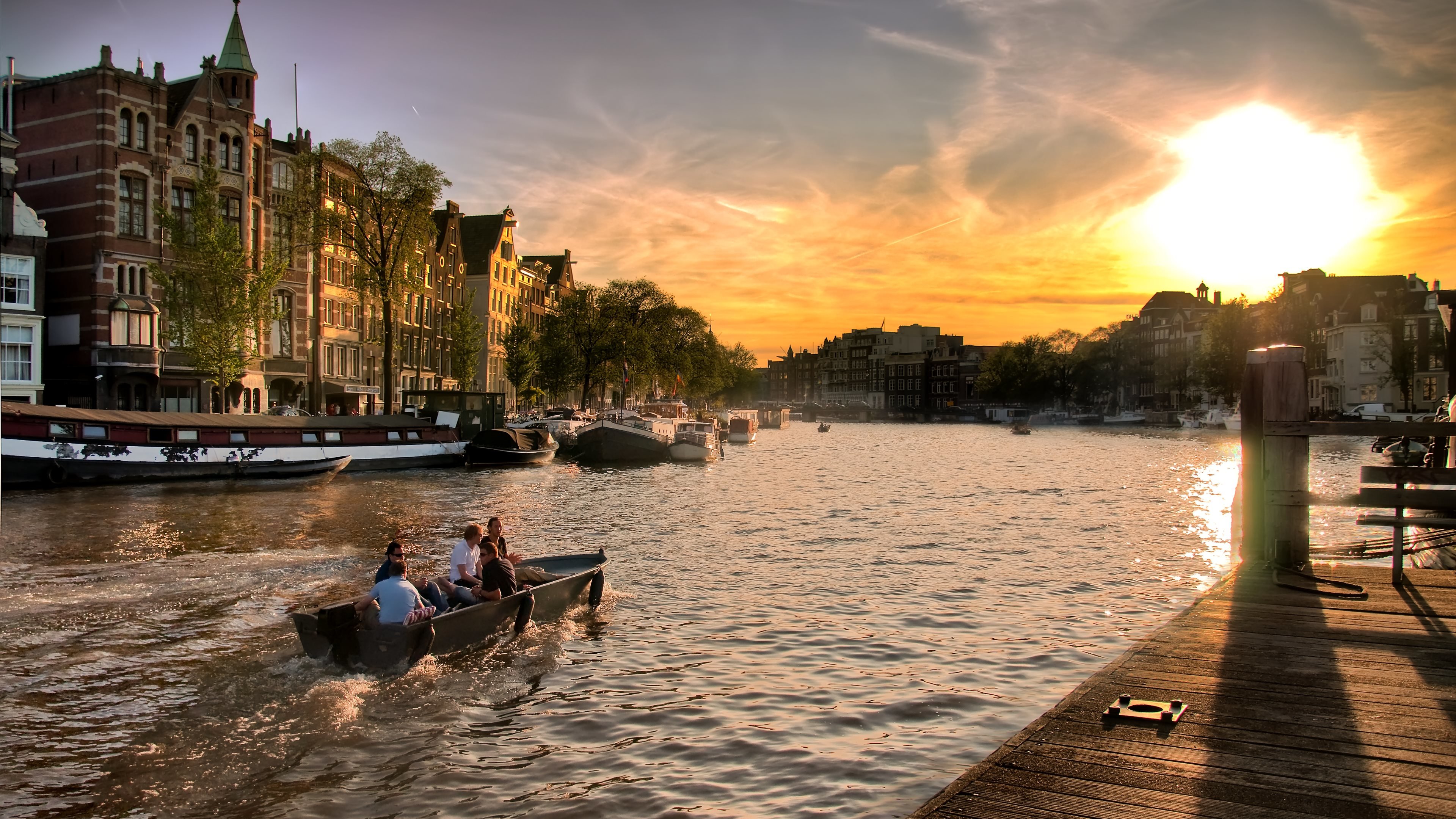 Best Amsterdam background ID:490094 for High Resolution 4k desktop