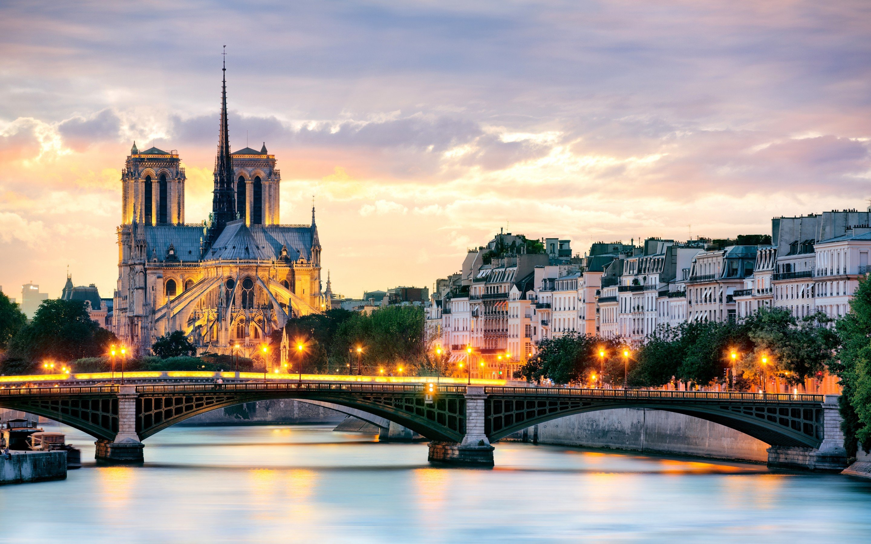 Download hd 2880x1800 Notre Dame De Paris computer background ID:483681 for free