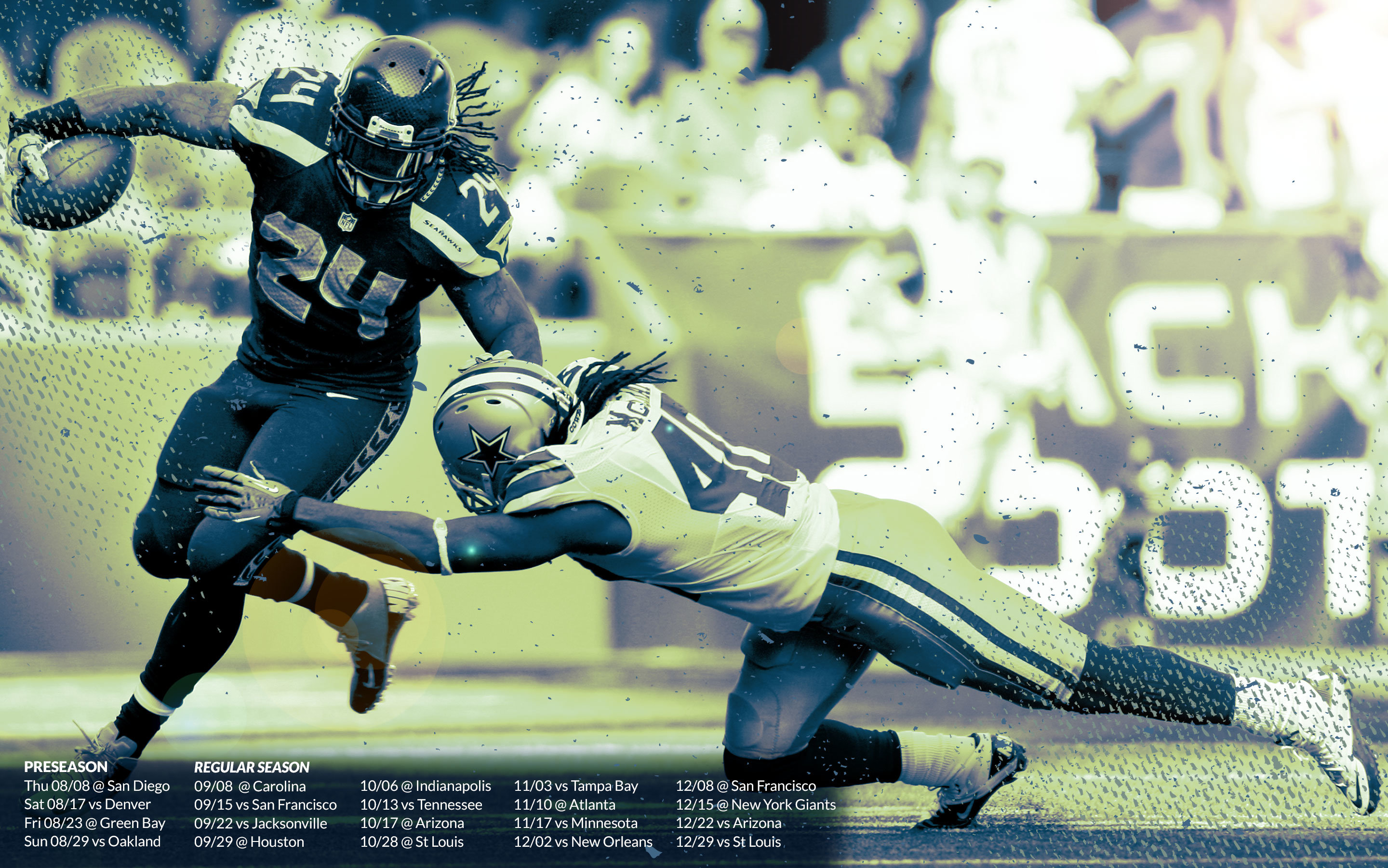 Download hd 2880x1800 Seattle Seahawks PC background ID:347984 for free
