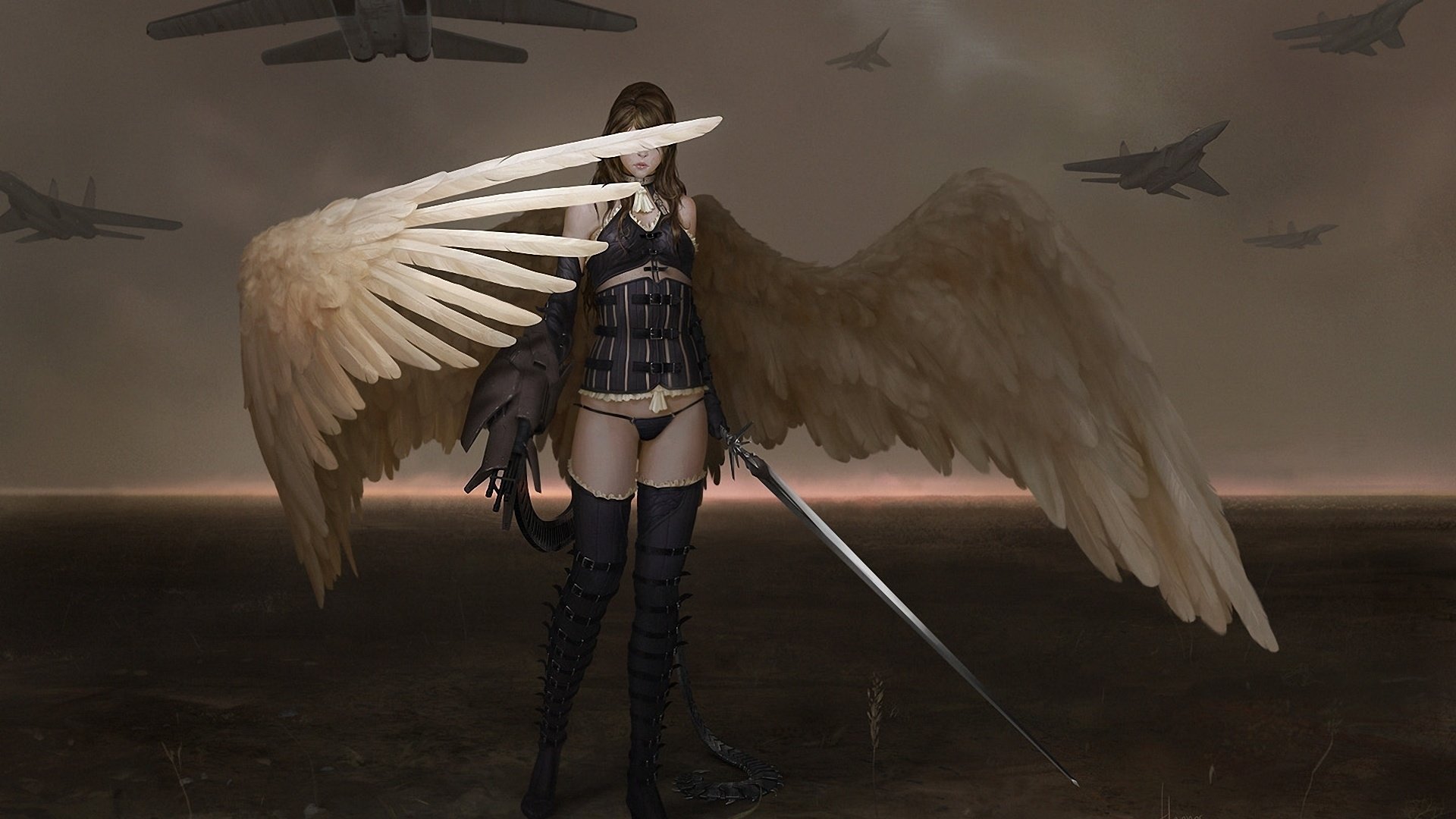 Free download Angel Warrior wallpaper ID:352238 full hd 1080p for computer