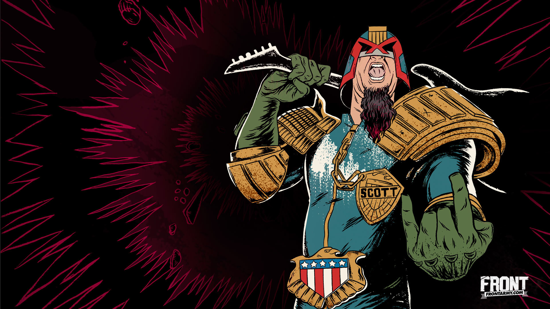 Free download Judge Dredd background ID:25229 full hd for PC