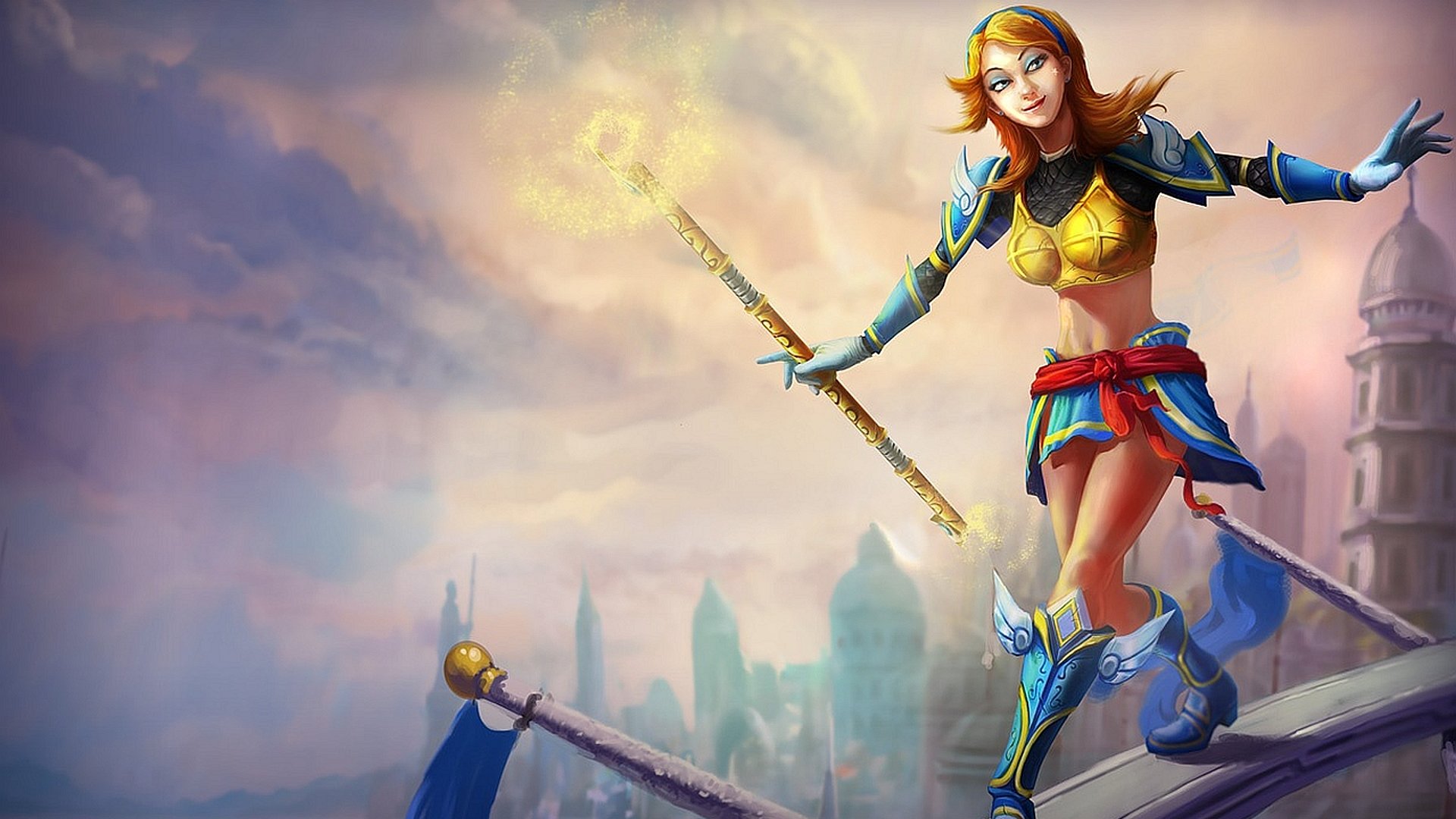 Download full hd 1920x1080 Lux (League Of Legends) desktop background ID:173224 for free