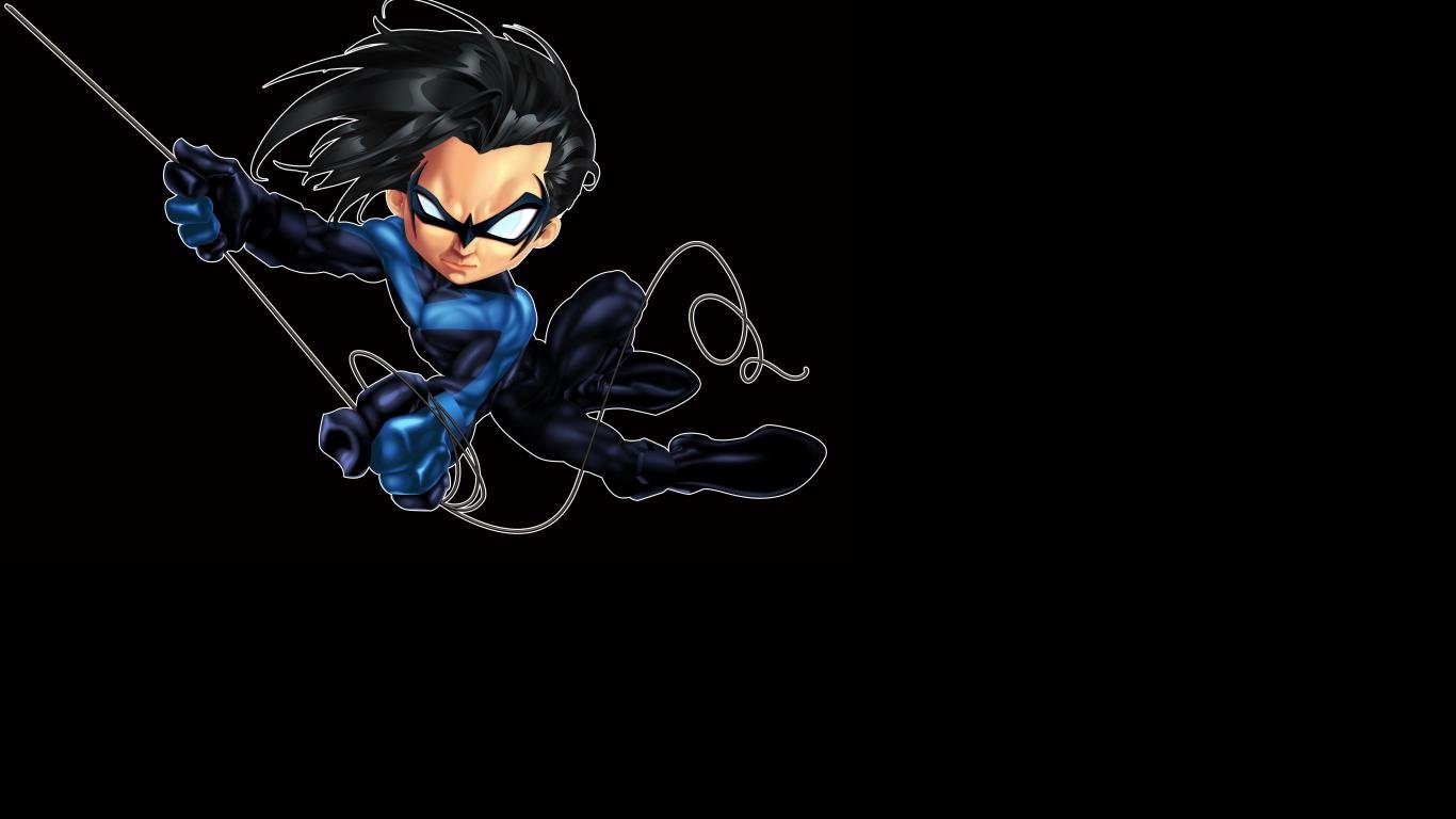 Free download Nightwing wallpaper ID:129072 hd 1366x768 for PC