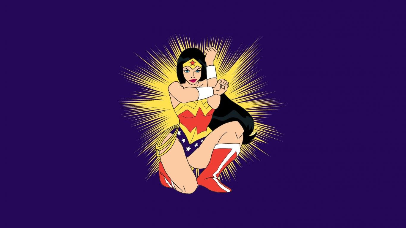Download 1366x768 laptop Wonder Woman computer background ID:240466 for free