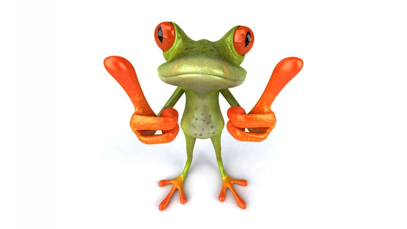 Download 1366x768 laptop Frog desktop background ID:328782 for free