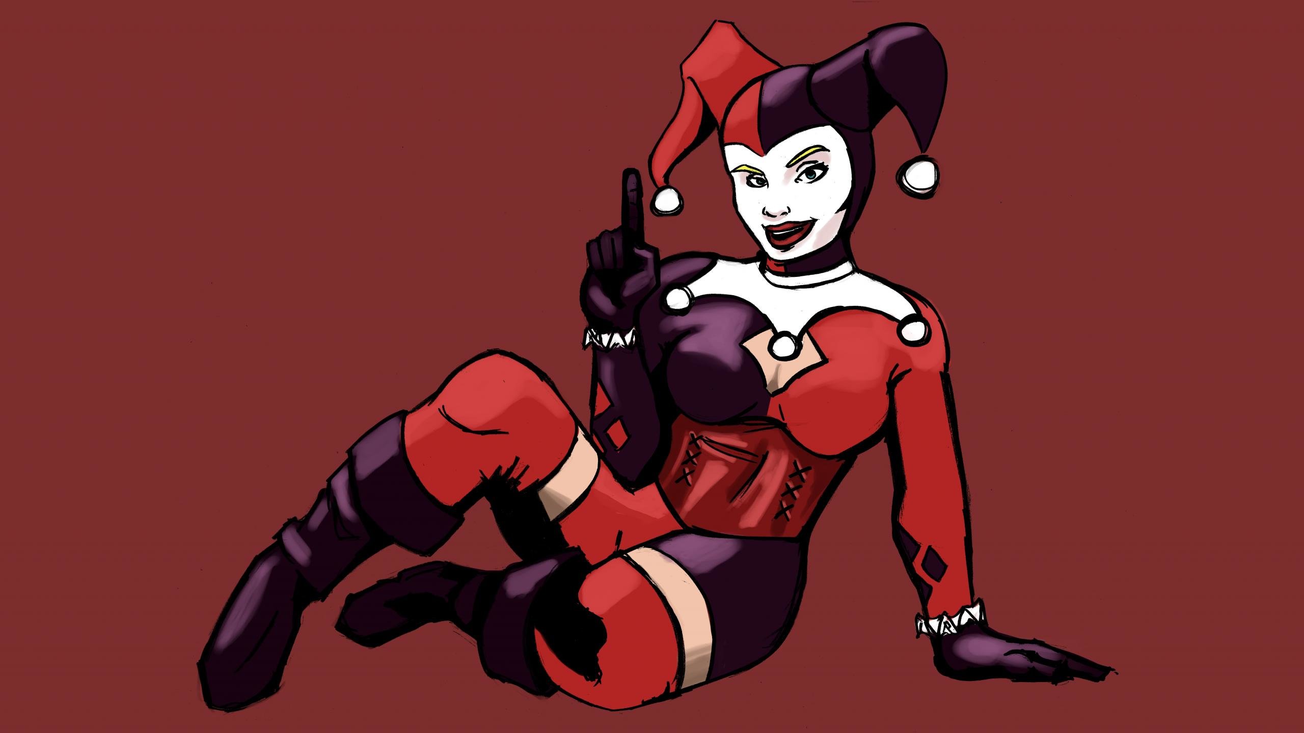 Awesome Harley Quinn free wallpaper ID:241043 for hd 2560x1440 computer