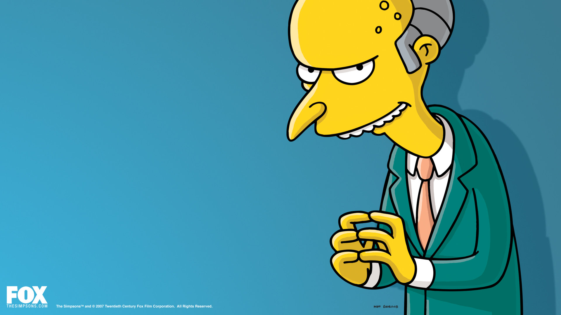 Free download Montgomery Burns background ID:351519 full hd for PC