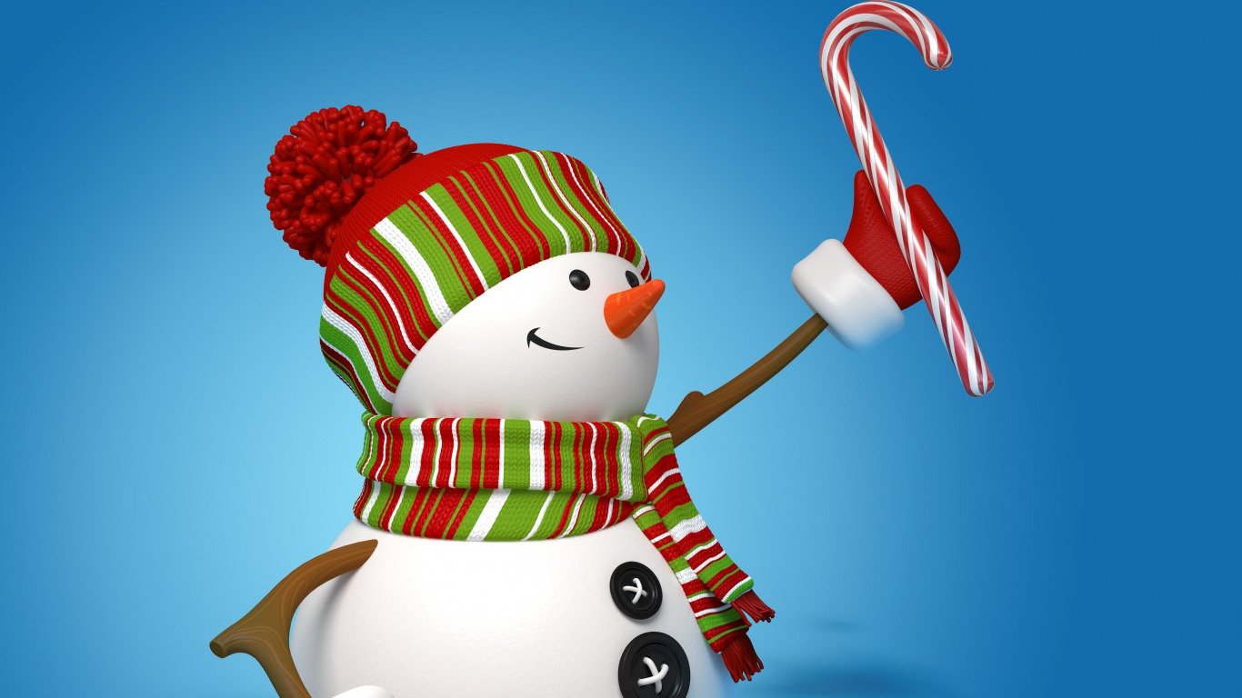 Download hd 1366x768 Snowman desktop background ID:434965 for free