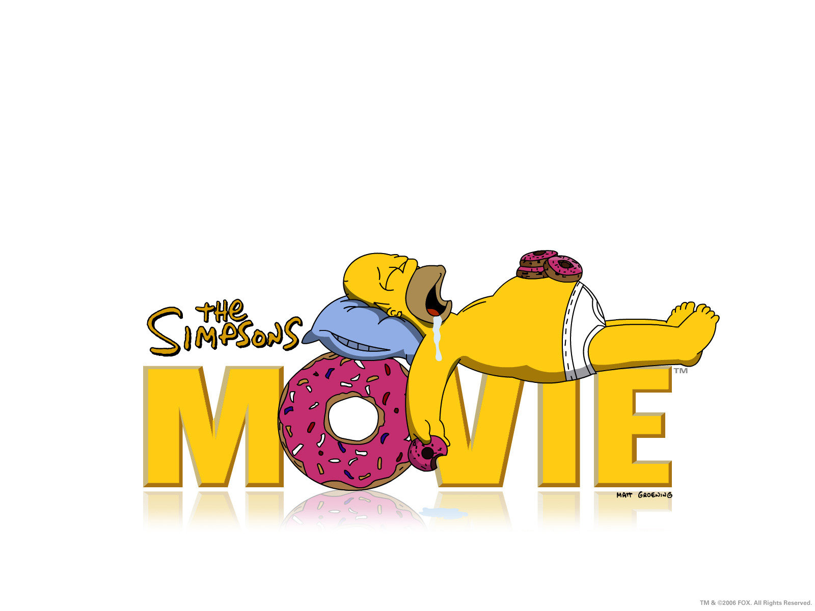 Download hd 1600x1200 The Simpsons Movie PC wallpaper ID:190951 for free