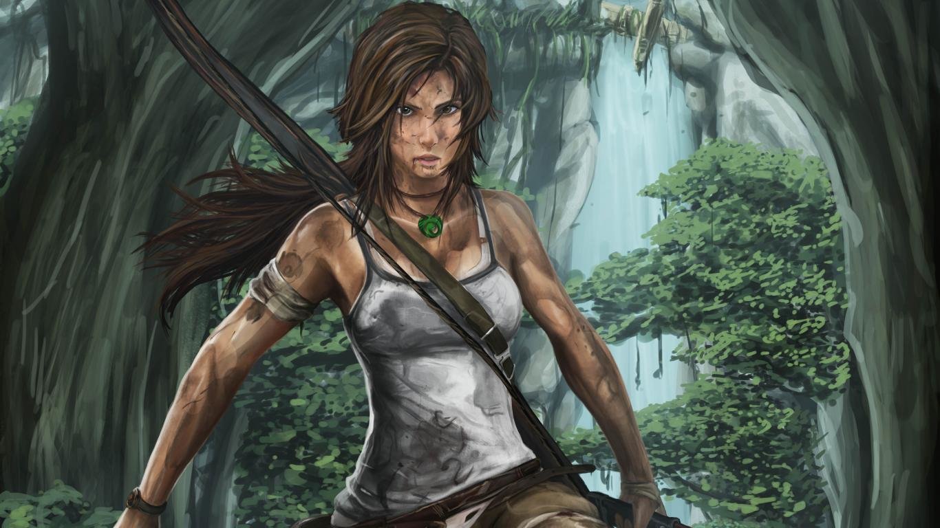 Awesome Tomb Raider (Lara Croft) free wallpaper ID:436913 for 1366x768 laptop PC