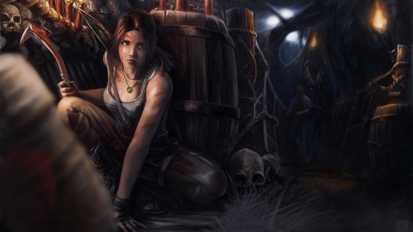 Free download Tomb Raider (Lara Croft) wallpaper ID:437186 hd 1366x768 for PC