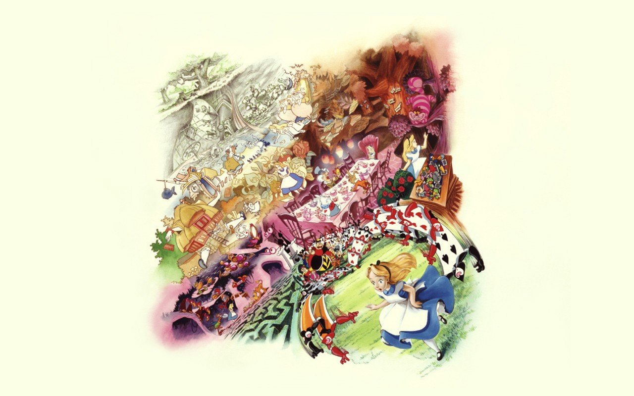 High resolution Alice In Wonderland Disney Cartoon hd 1280x800 background ID:383898 for desktop