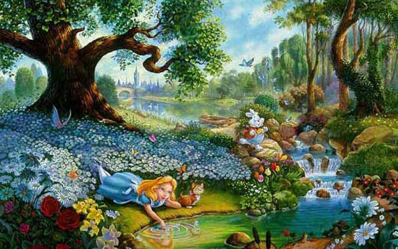 Awesome Alice In Wonderland Disney Cartoon free background ID:383905 for hd 1280x800 desktop