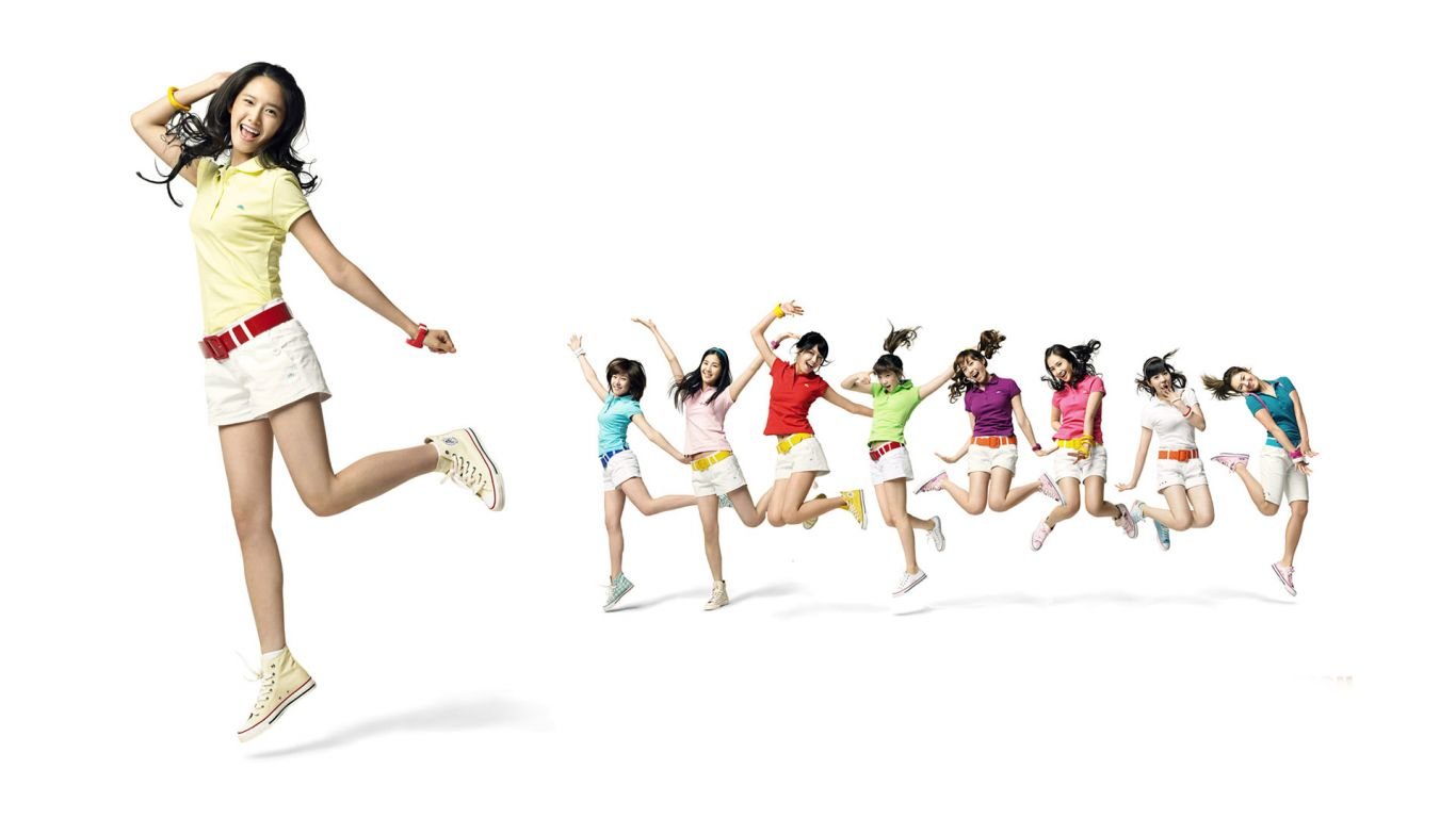 Free download SNSD (Girls generation) background ID:193007 1366x768 laptop for computer