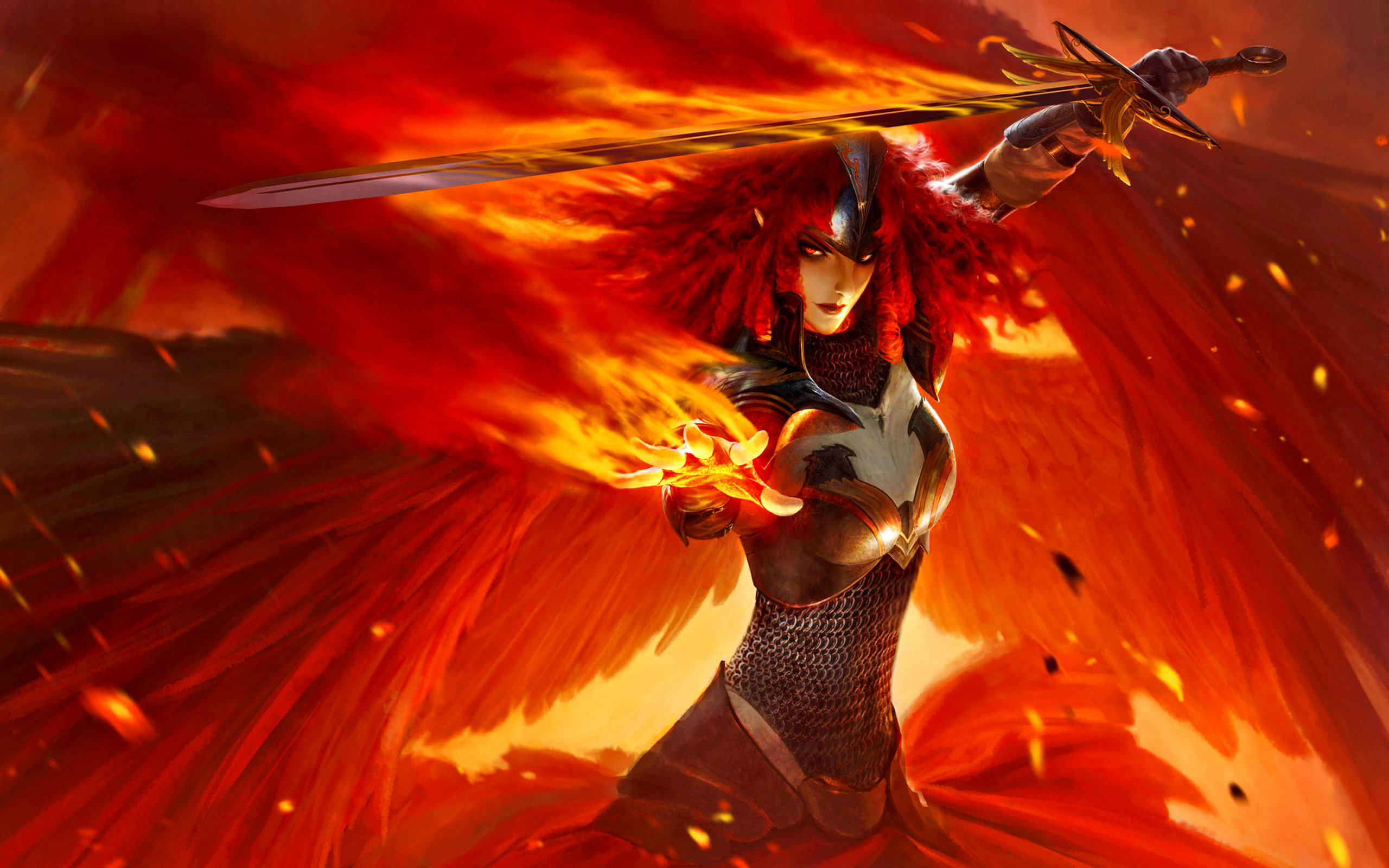 Free Angel Warrior high quality background ID:352373 for hd 2560x1600 computer