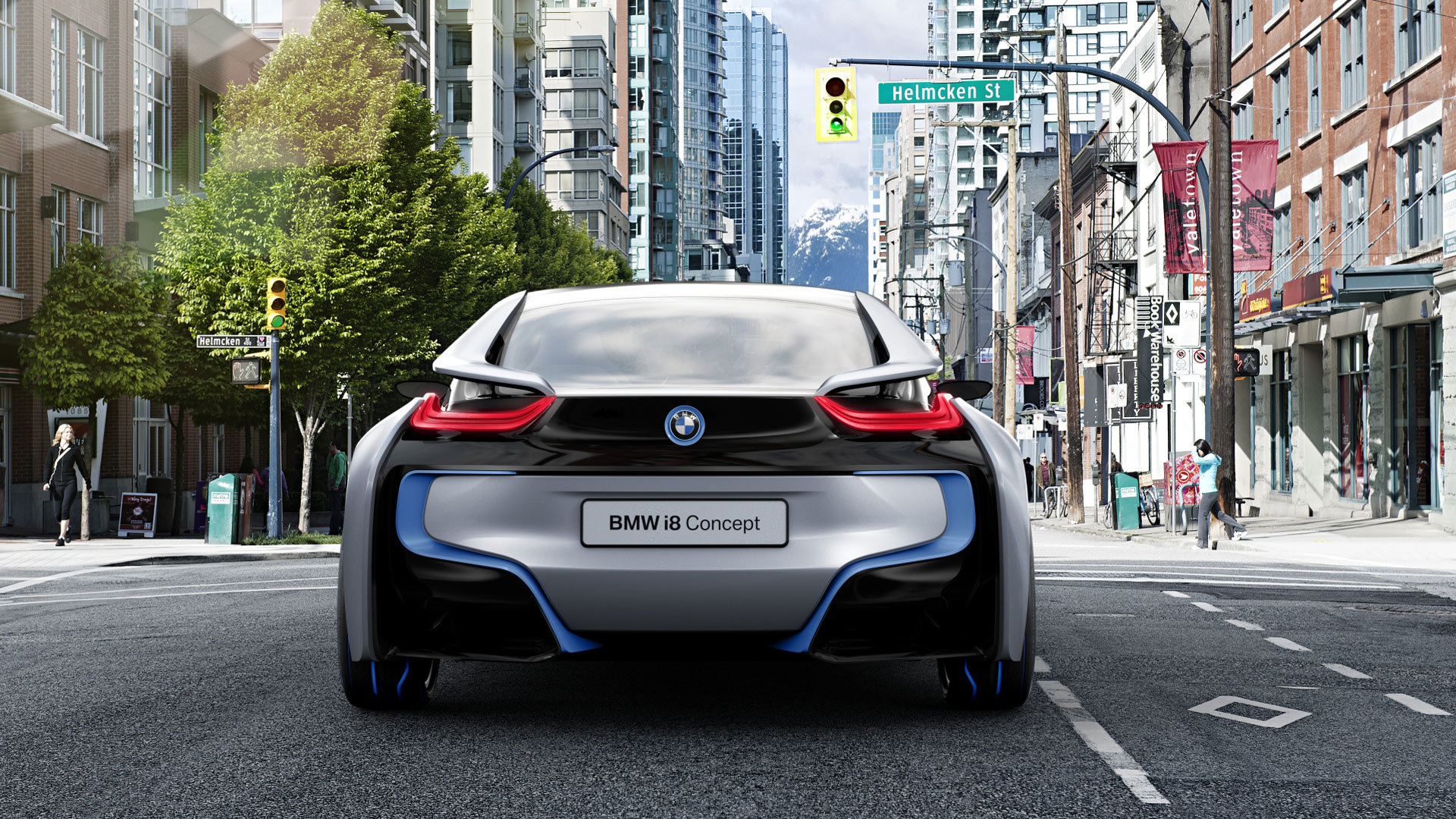 Download full hd 1080p BMW I8 PC background ID:126926 for free