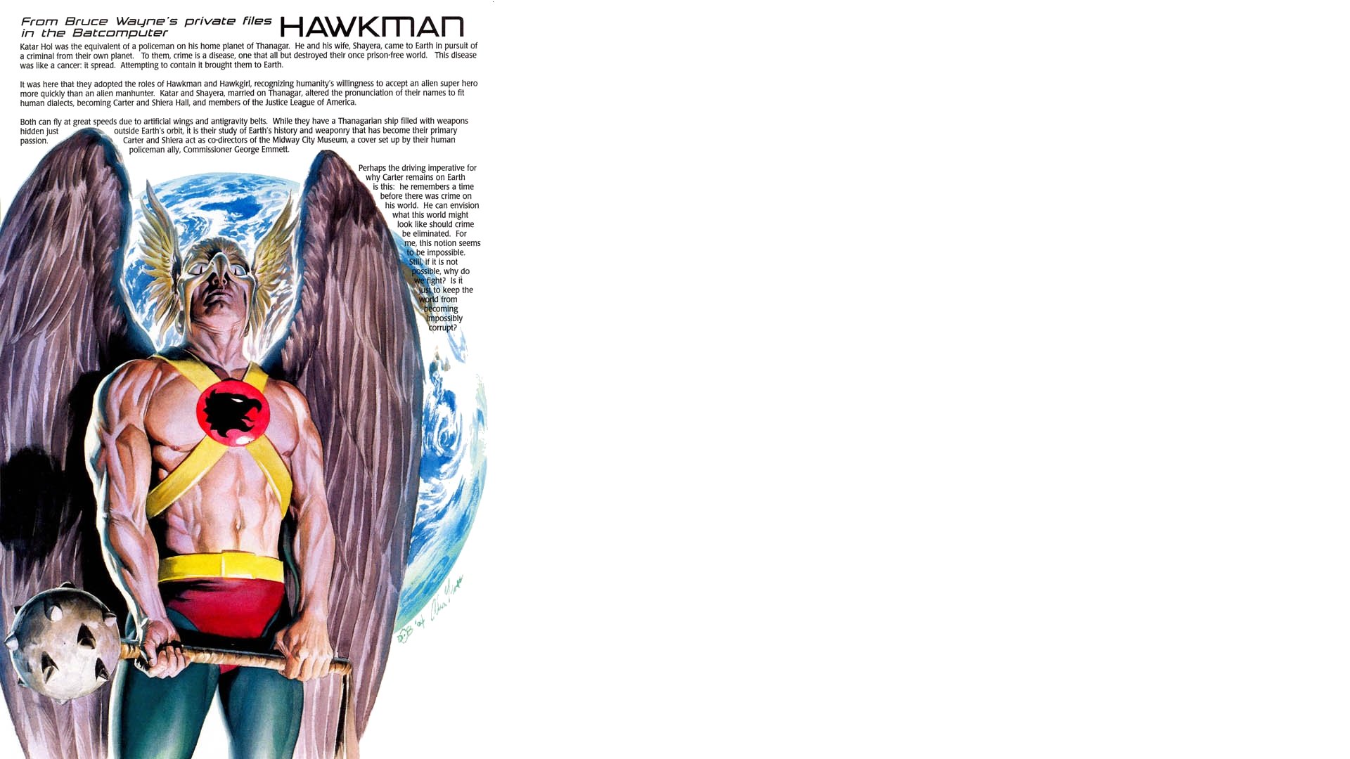 Download full hd Hawkman desktop background ID:450369 for free