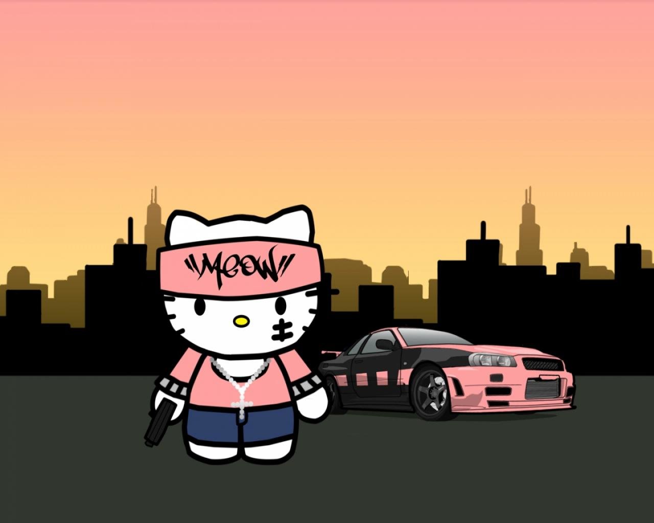 Awesome Hello Kitty free background ID:93342 for hd 1280x1024 desktop
