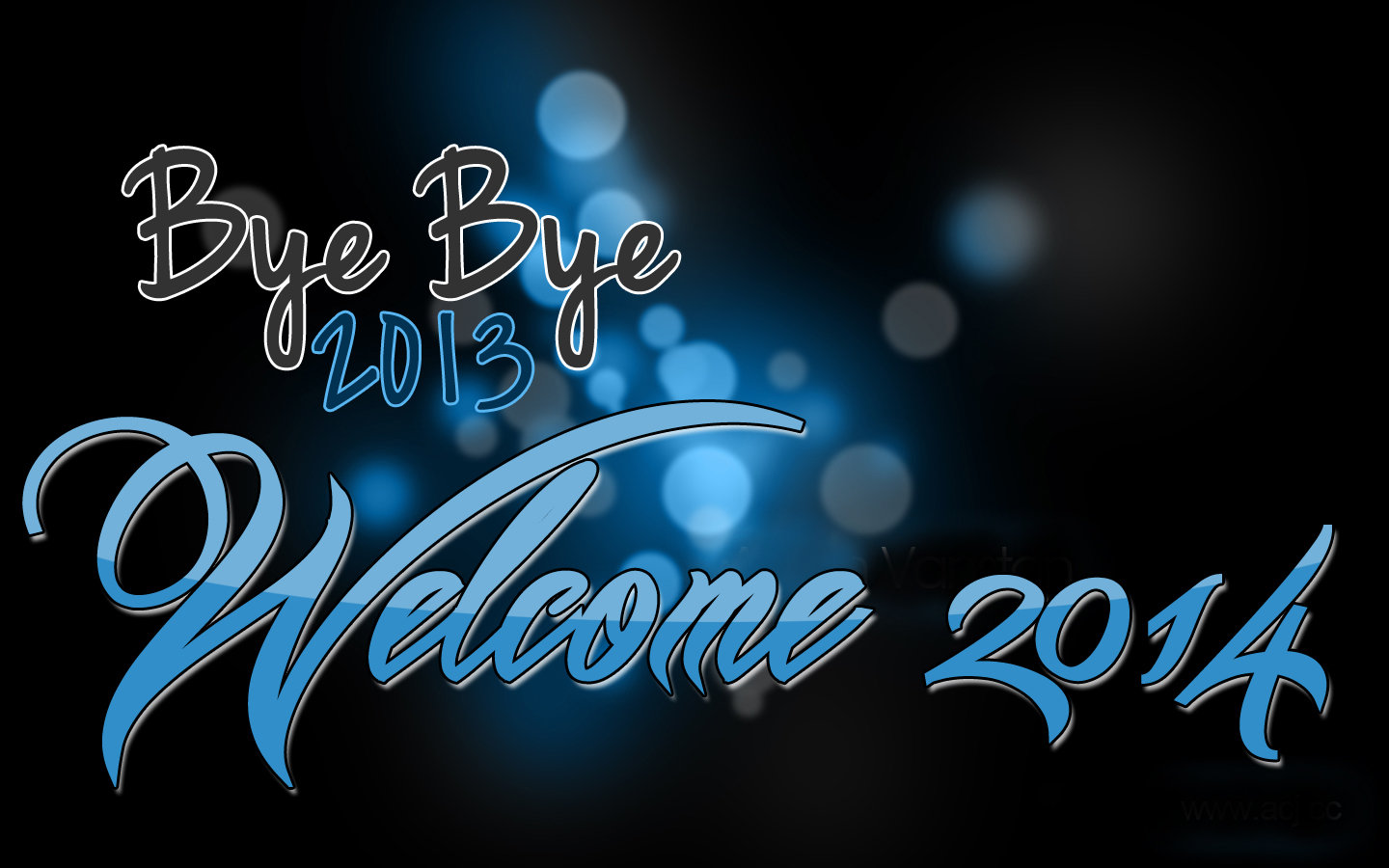 Awesome New Year 2014 free background ID:41613 for hd 1440x900 desktop