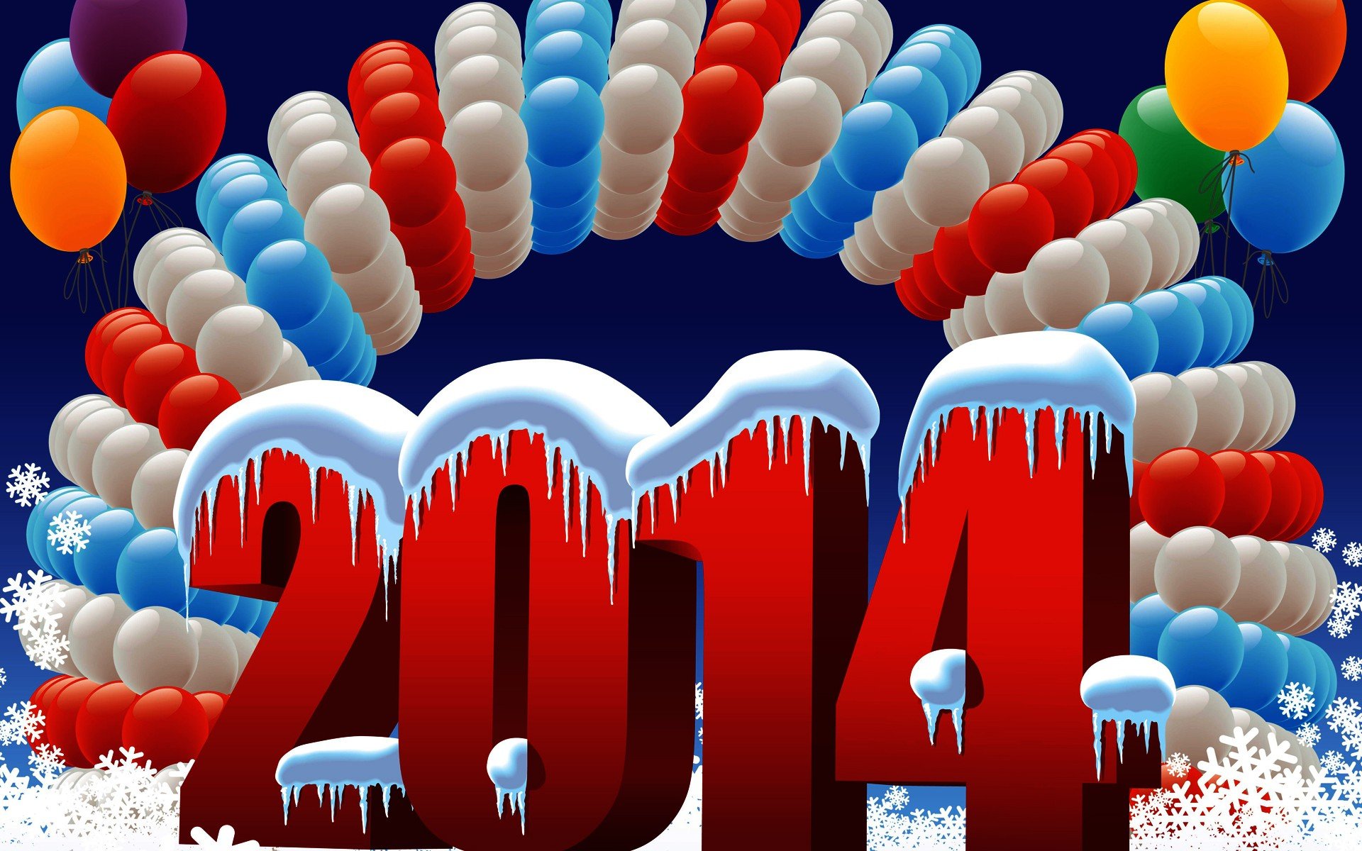 High resolution New Year 2014 hd 1920x1200 background ID:41612 for PC
