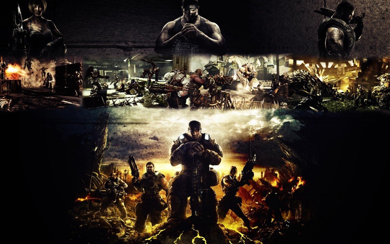 Free download Gears Of War 3 background ID:114421 hd 1280x800 for PC